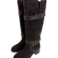 Stivali  Donna Liu Jo In Pelle Scamosciata Con Tacco A Blocco E Doppio Cinturino Colby 02 SF6053PX310