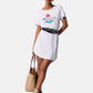 T-Shirt Manica Corta Donna Liu Jo Car Flower Eco Line VA6168JS360