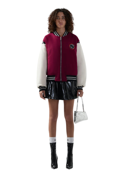 Giacca Bomber Donna Gcds Kittho Patch Varsity  B2CW0907MA3