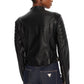 Giacca In Pelle Sintetica Donna Guess Stitched Jeannine W5YL19WHDS0