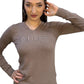 Maglione Scollo A V Donna Guess  Saylor Logo W5BR41Z2NQ2