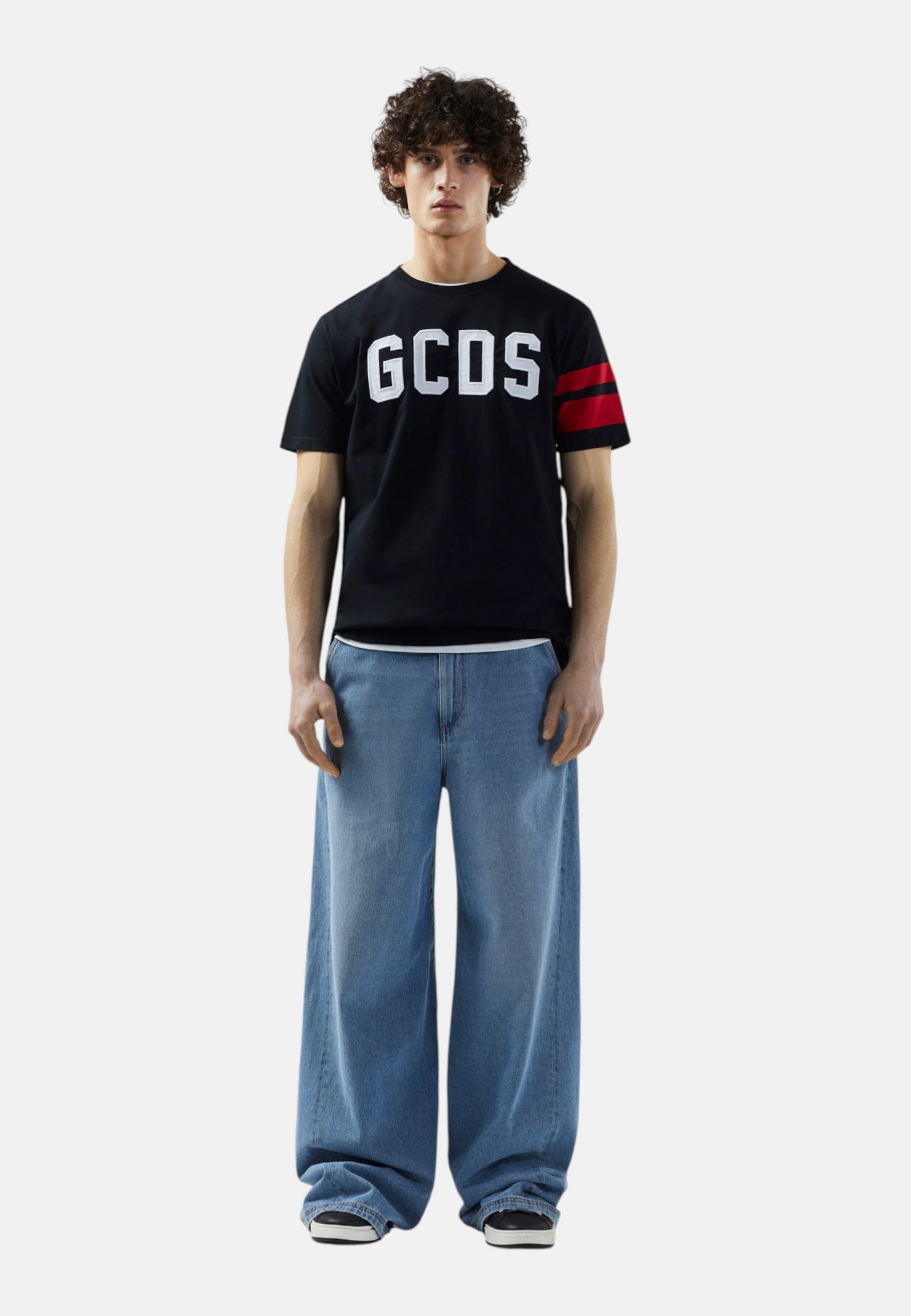 T-Shirt Manica Corta Uomo Gcds Oversize Fit Logo Regular Loose Z0MLQC106J101
