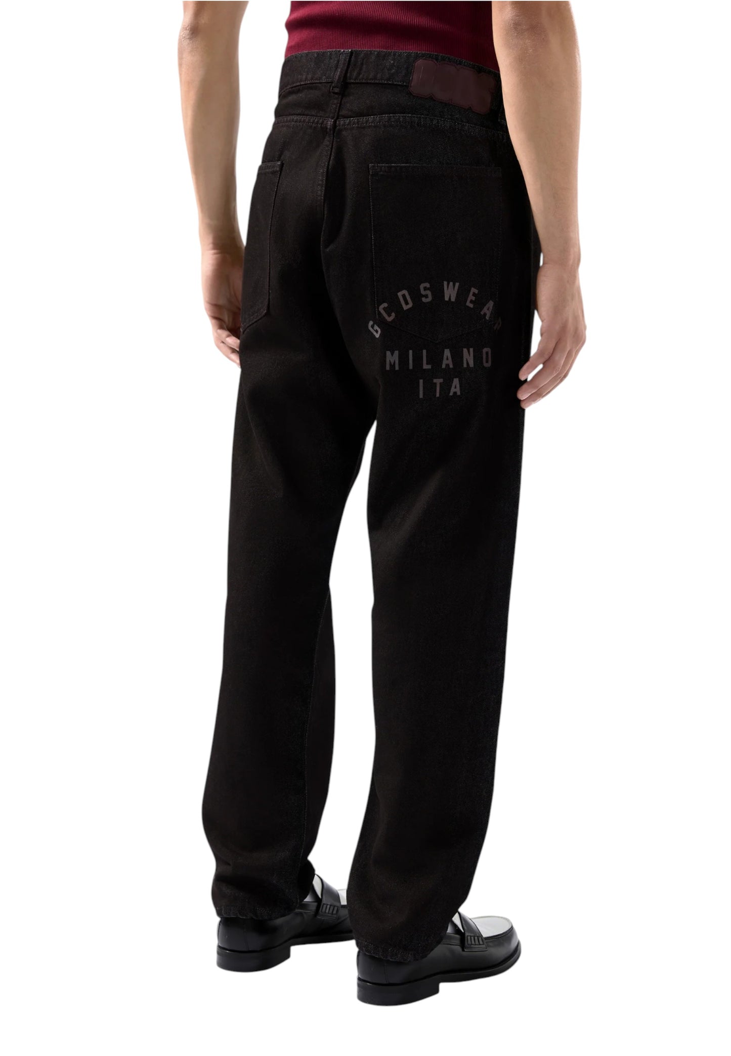 Pantaloni Cargo Uomo Gcds  Denim Carrot B2CM2901DA7