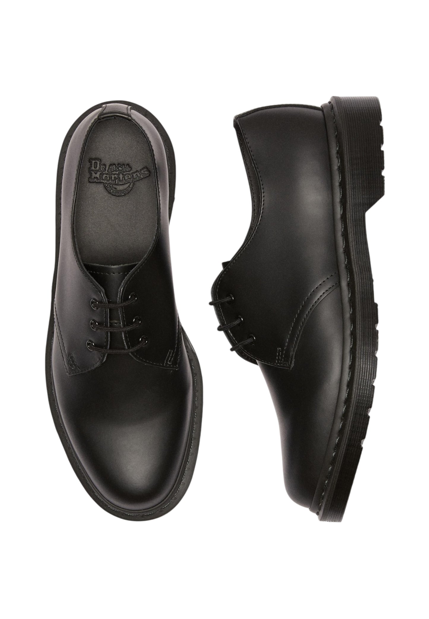 Stringate Basse Uomo Dr. Martens  1461 Mono Black Smooth 14345