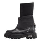 Stivali  Donna Cult  Slash 4827 Mid W Leather/Knit CLW482700