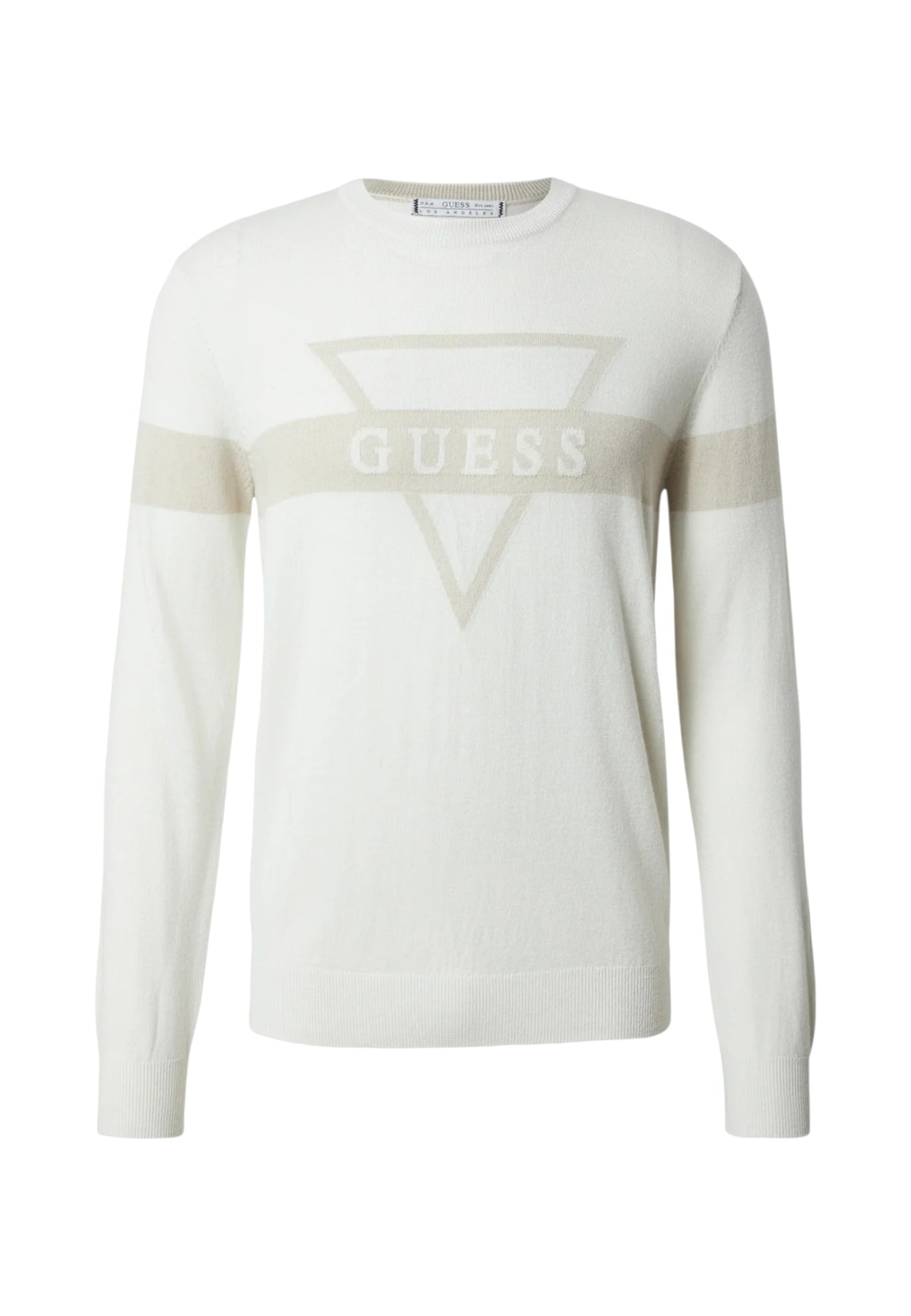 Maglione A Girocollo Uomo Guess Jacquard, Logo Mark M6YR09Z0914