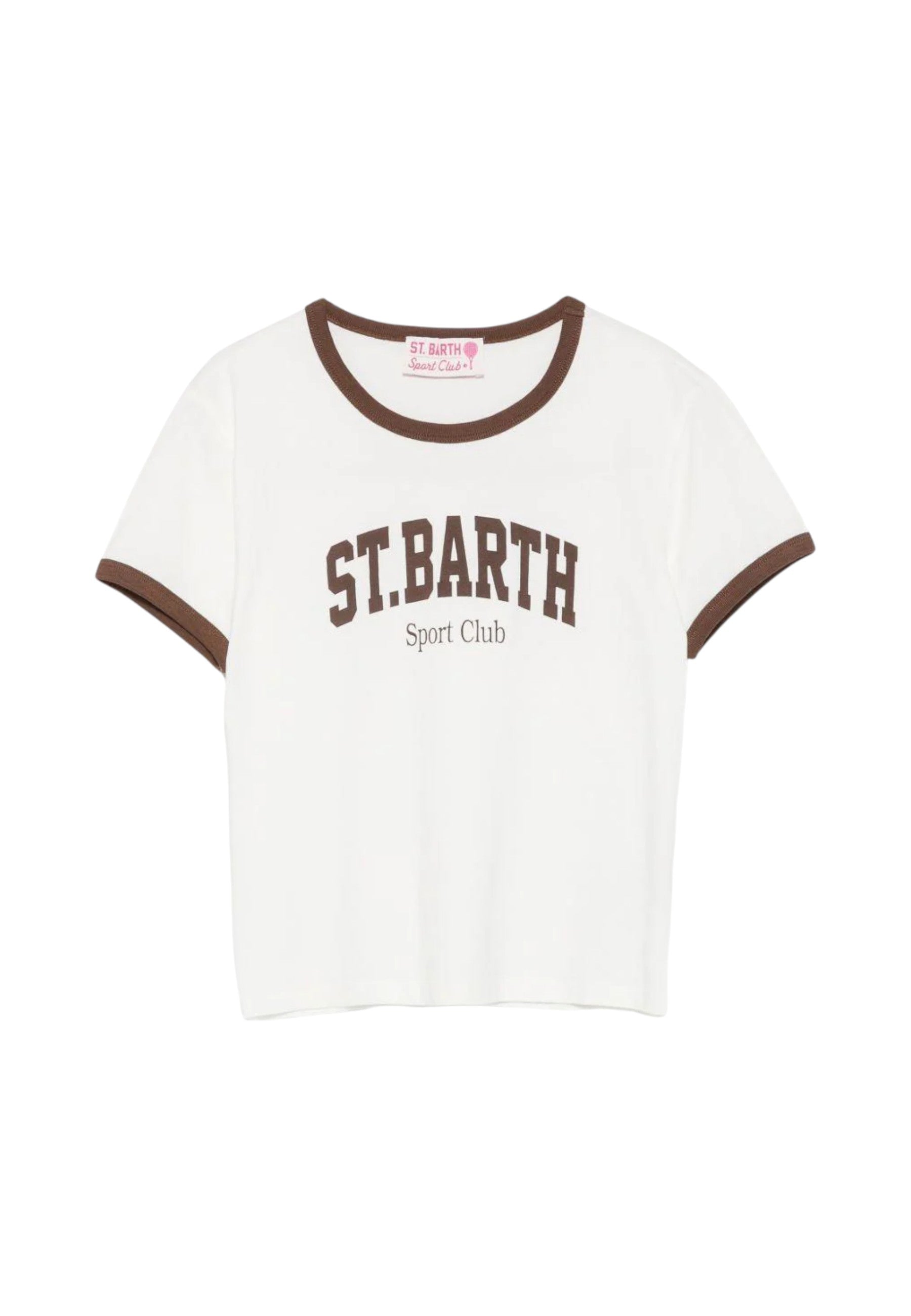 T-Shirt Manica Corta Donna Mc2 Saint Barth Stb Sport Club Emilie String EMI0003