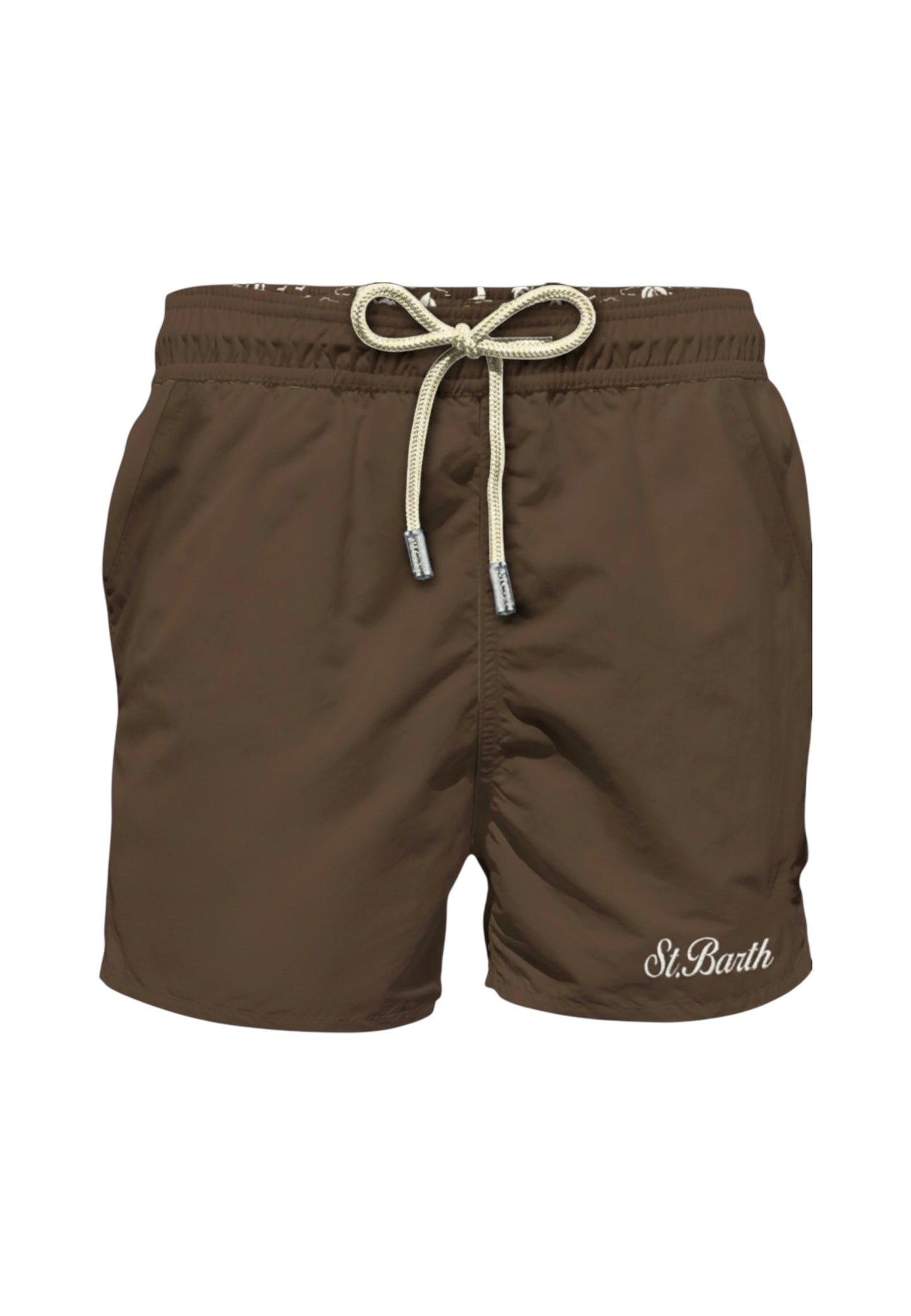 Costume da bagno Short Uomo Mc2 Saint Barth Fantasia Toile Con Tasca Posteriore Con Patta Patmos PATM001