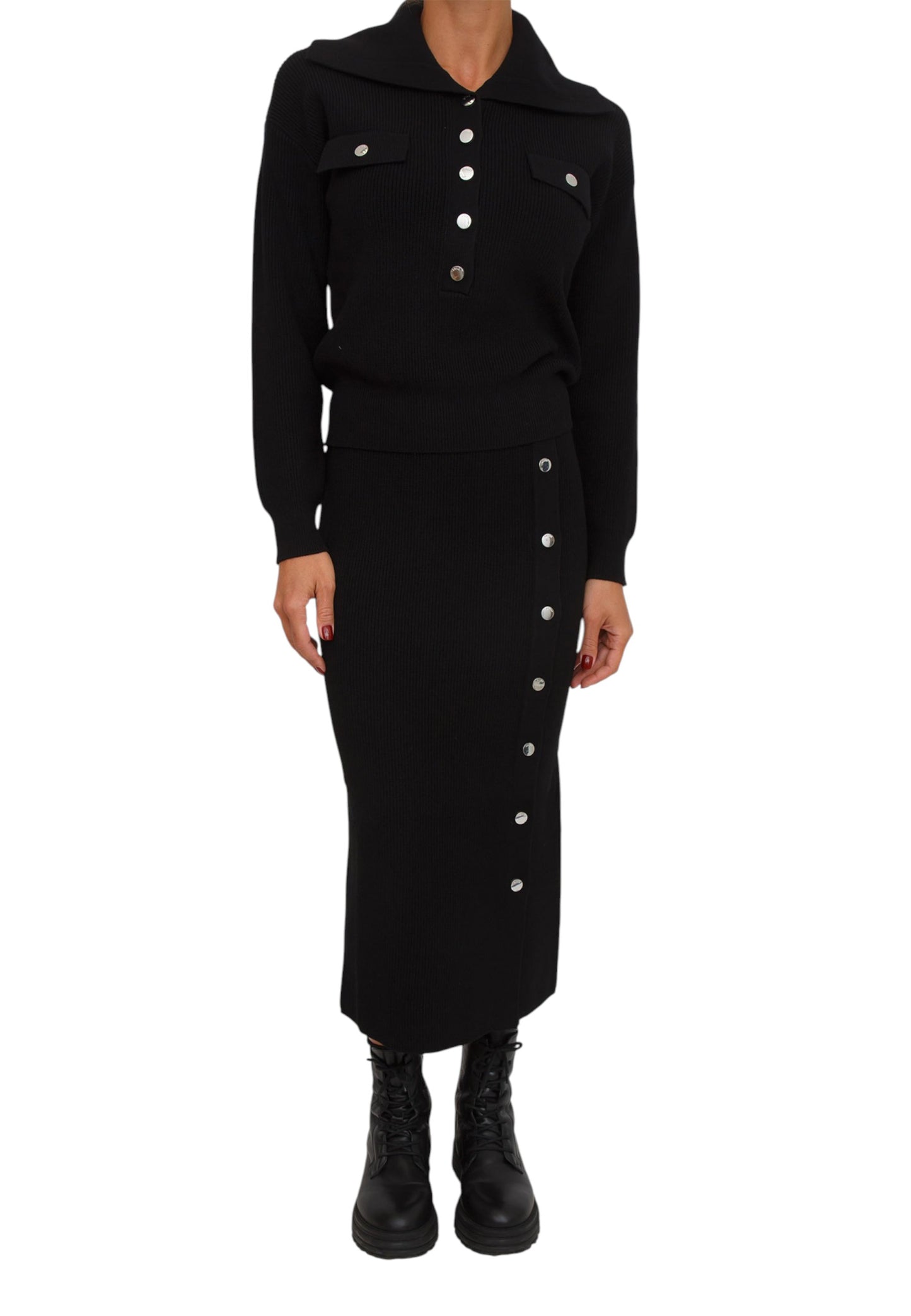 Set  Donna Liu Jo Maglia-Gonna  MF5462MS99E