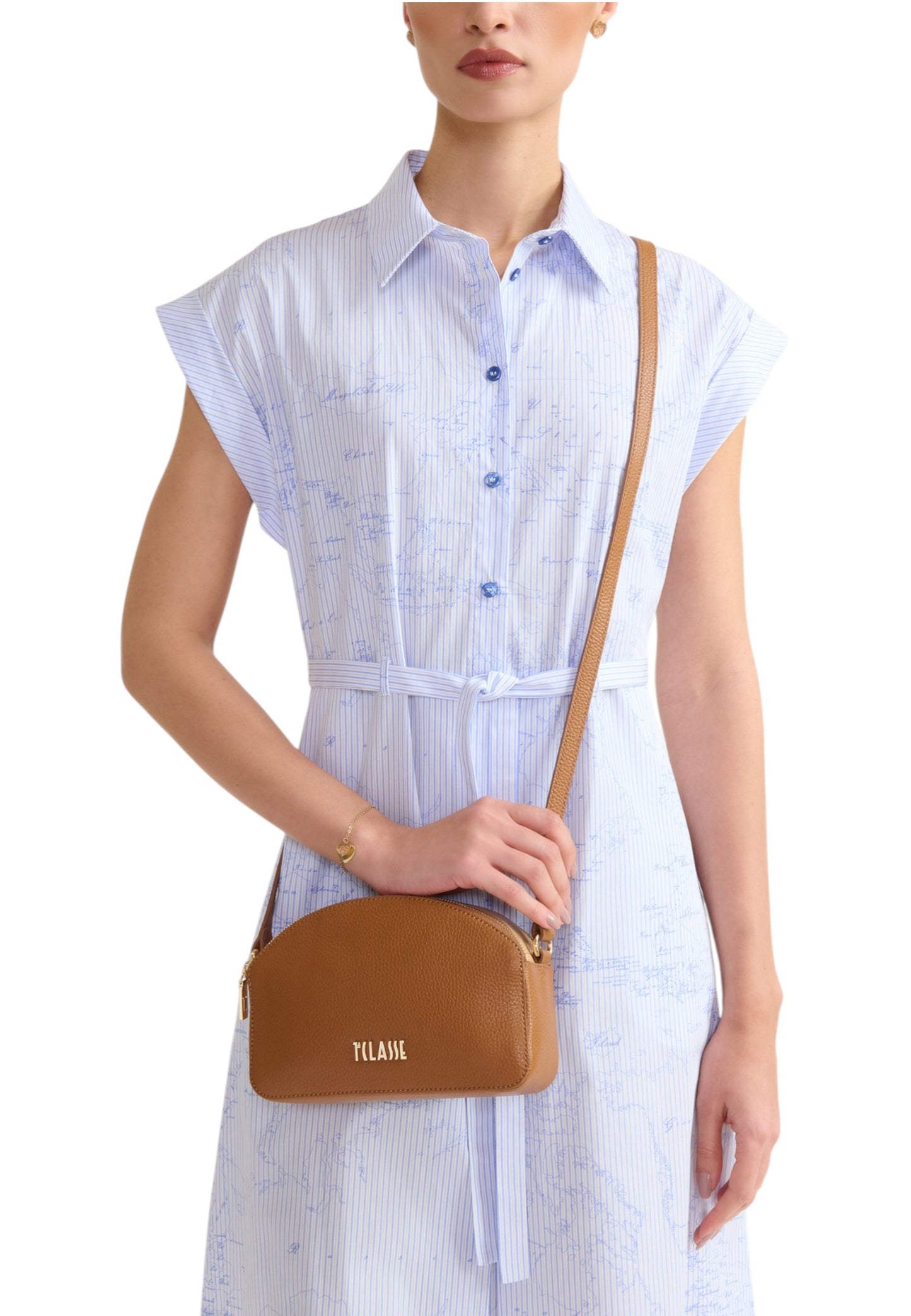 Borsa A Tracolla Donna Alviero Martini Small Reporter Bag Doppia Zip Aura Bag 26EL4LF04R630