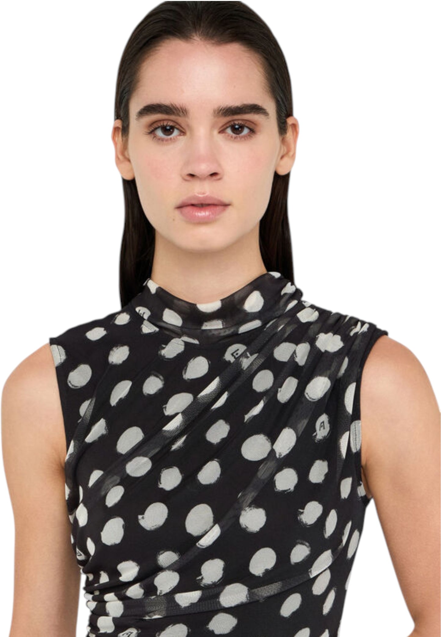 Vestito Corto Donna Liu Jo A Pois  UF5268JS007