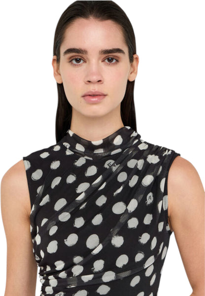 Vestito Corto Donna Liu Jo A Pois  UF5268JS007