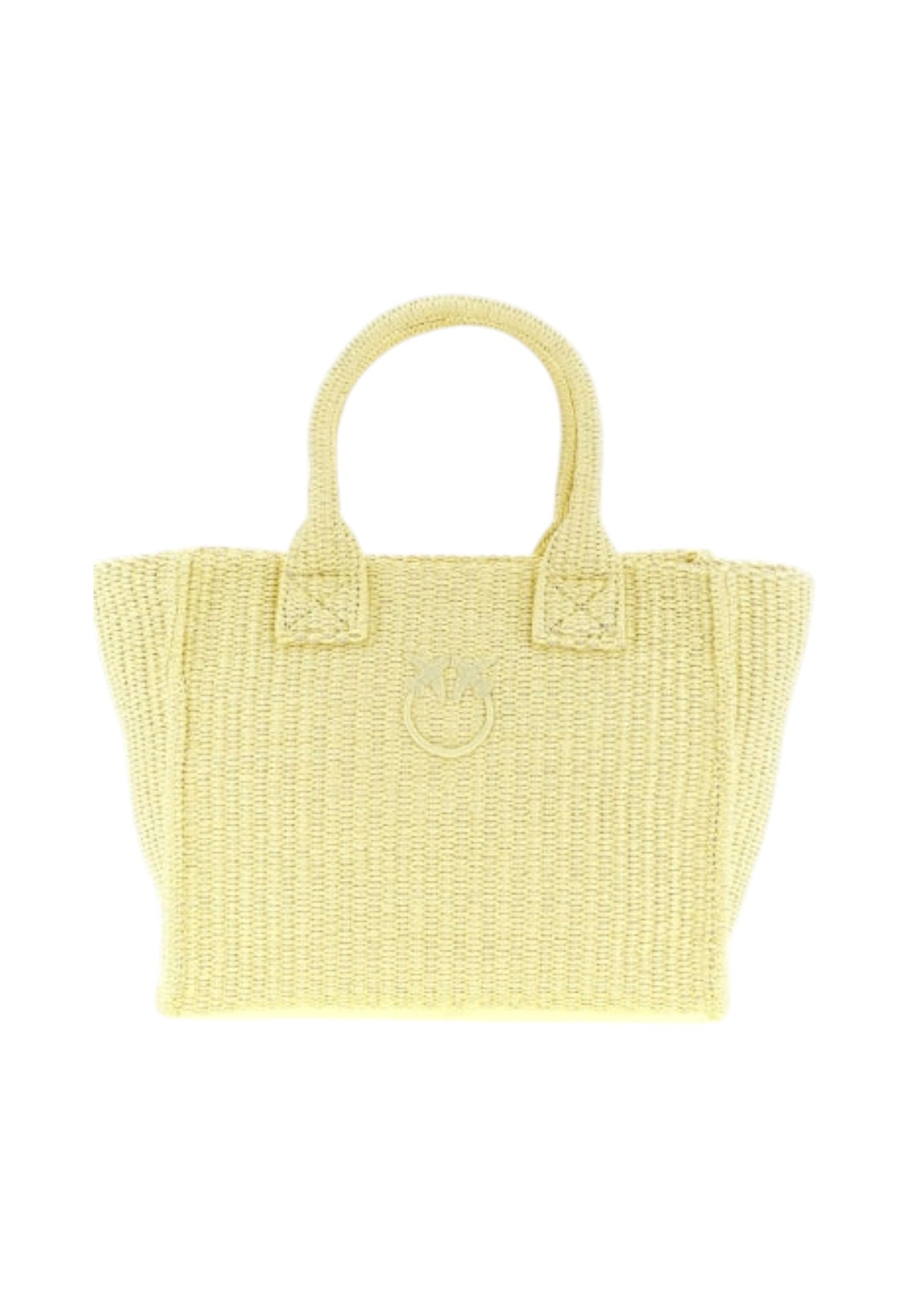 Borsa A Mano Donna Pinko In Rafia Beach Shopper Mini 106832A39Y