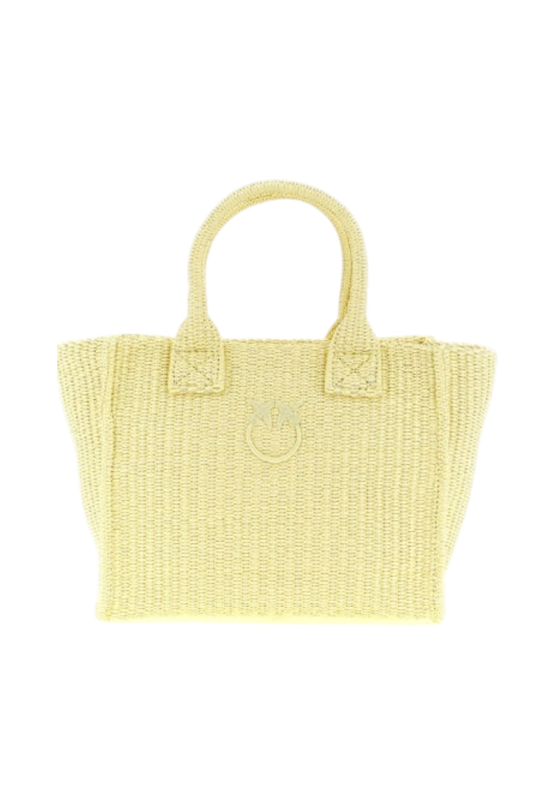 Borsa A Mano Donna Pinko In Rafia Beach Shopper Mini 106832A39Y