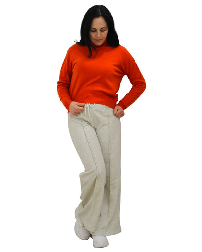 Maglione Collo Alto Donna White Wise   ESS156