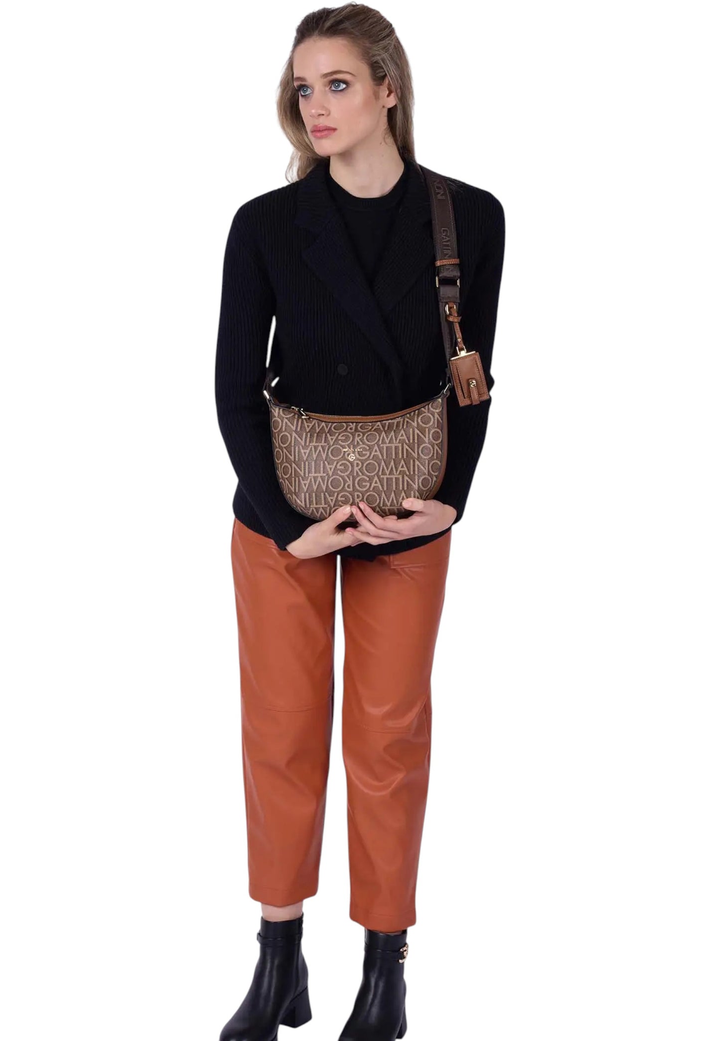 Borsa A Tracolla Donna Gattinoni Small Hobo Rachel BIN0R8662WVP