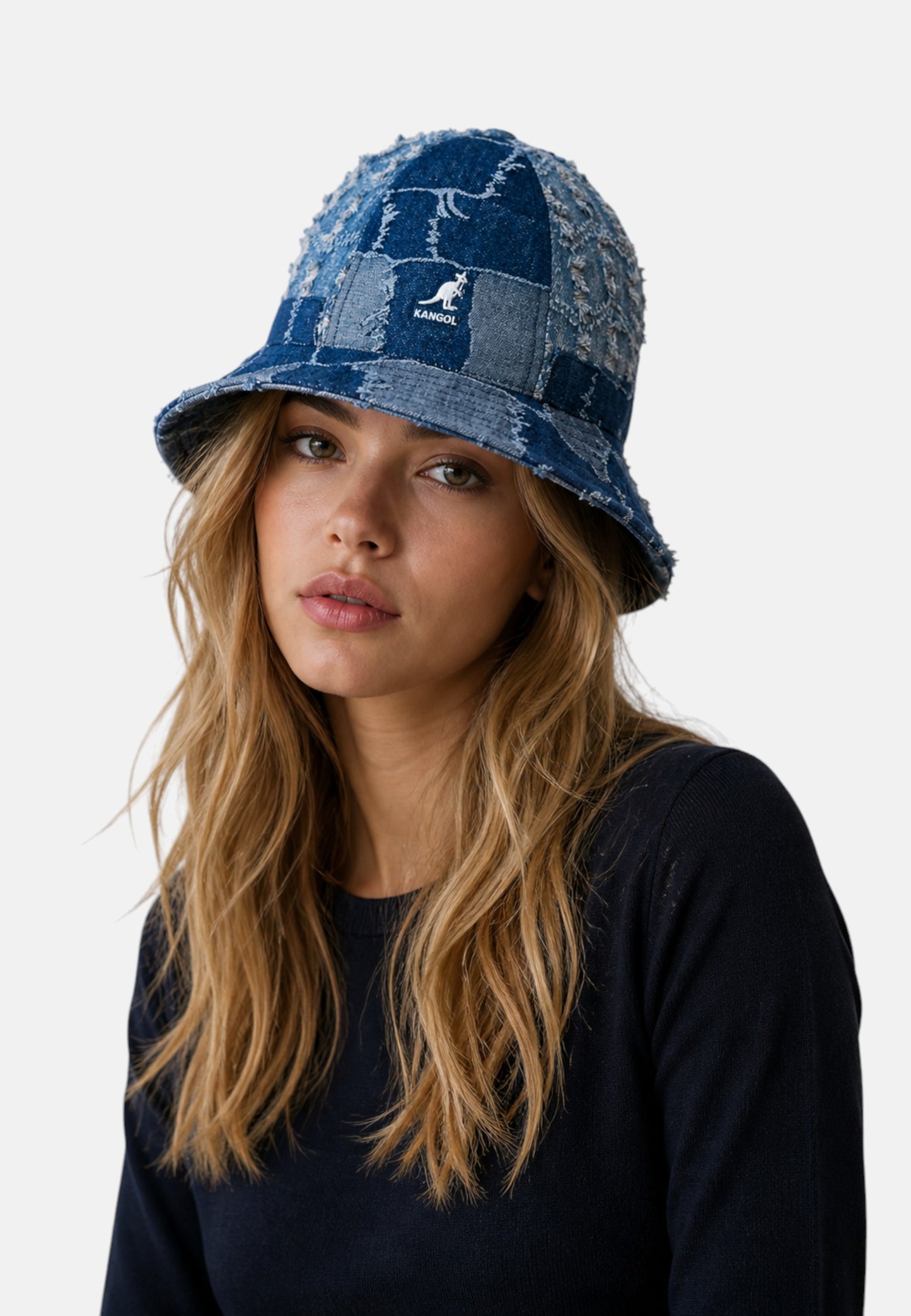 Cappello Coppola Unisex Kangol  Denim Mashup Casual K5483