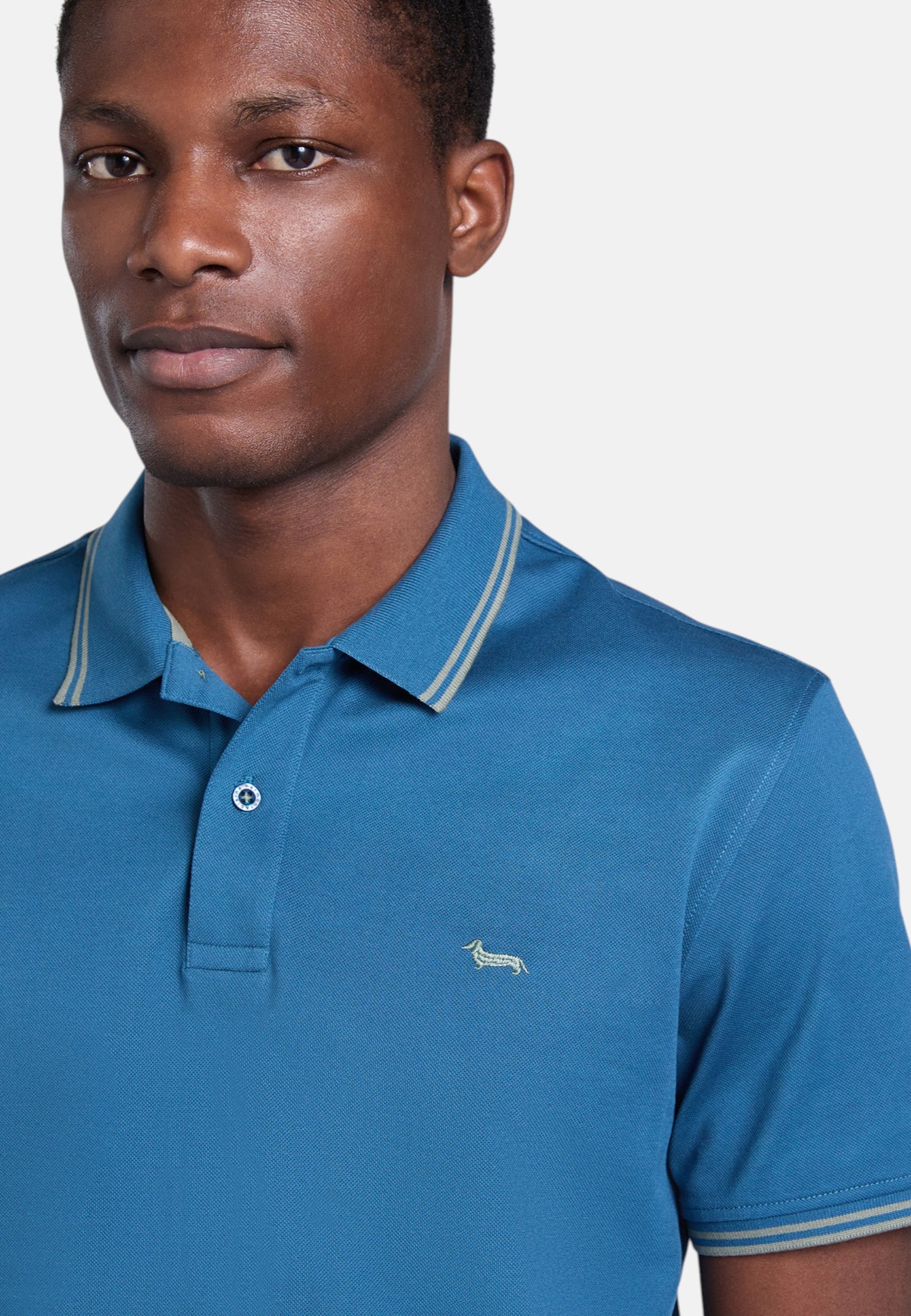 Polo Manica Corta Uomo Harmont & Blaine Con Righini A Contrasto  LNQ010021148