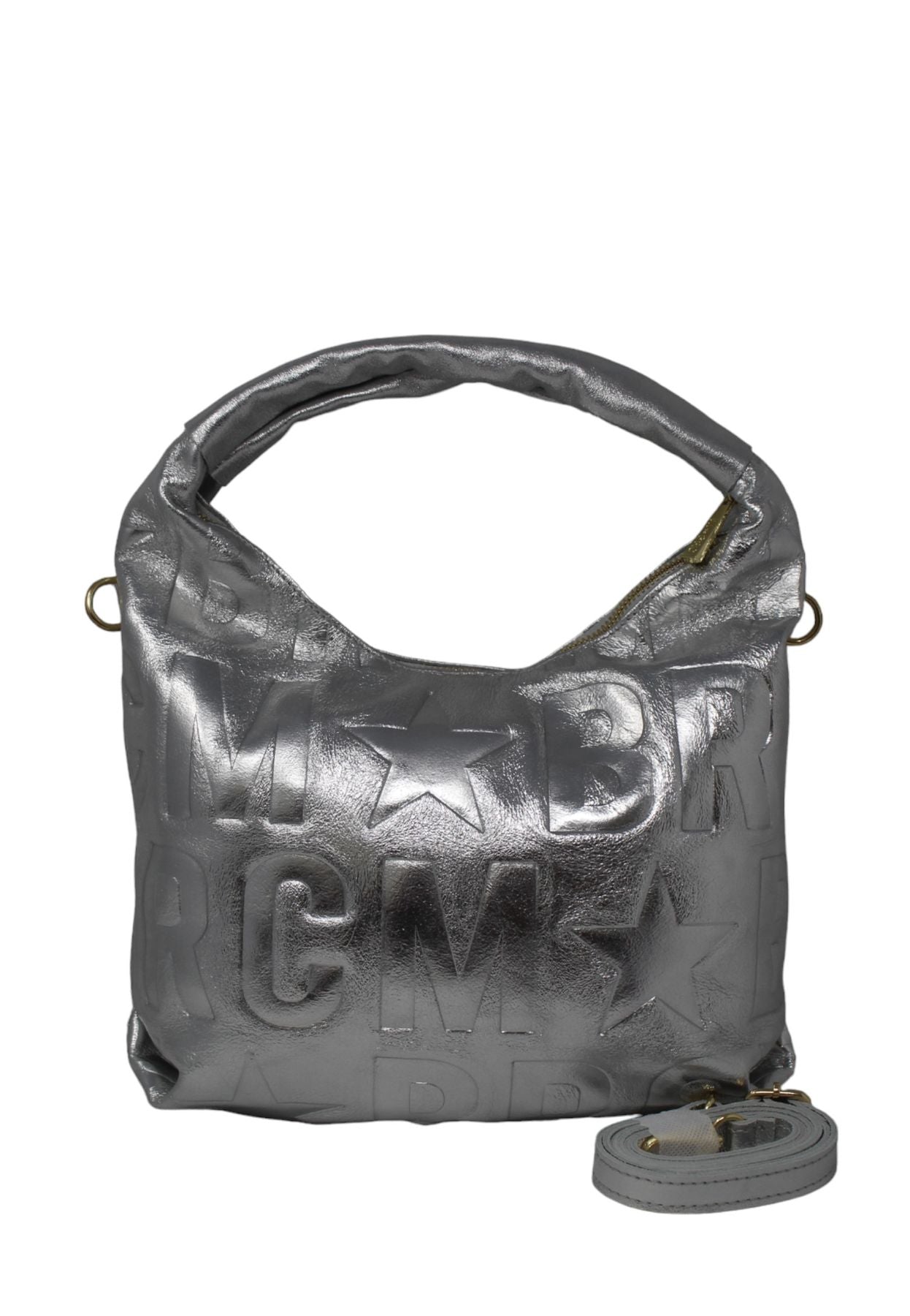 Borsa A Mano Donna Mbrc Effetto Lucido Macro Met L266