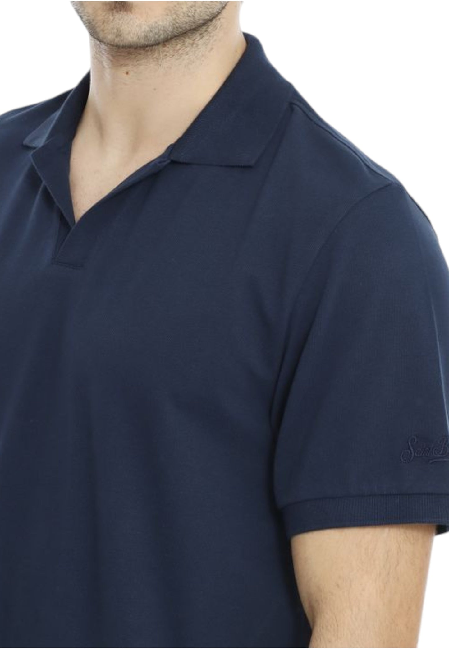 Polo Manica Corta Uomo Mc2 Saint Barth Piquet Charles