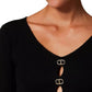 Maglia Scollo A V Donna Twinset In Viscosa Stretch E Oval T Doppio Uso  242TT3031
