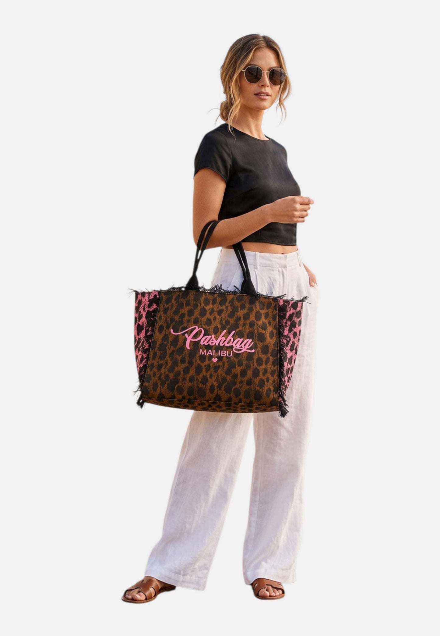 Borsa A Mano Donna Pashbag Tote Beach Birdie-Beach