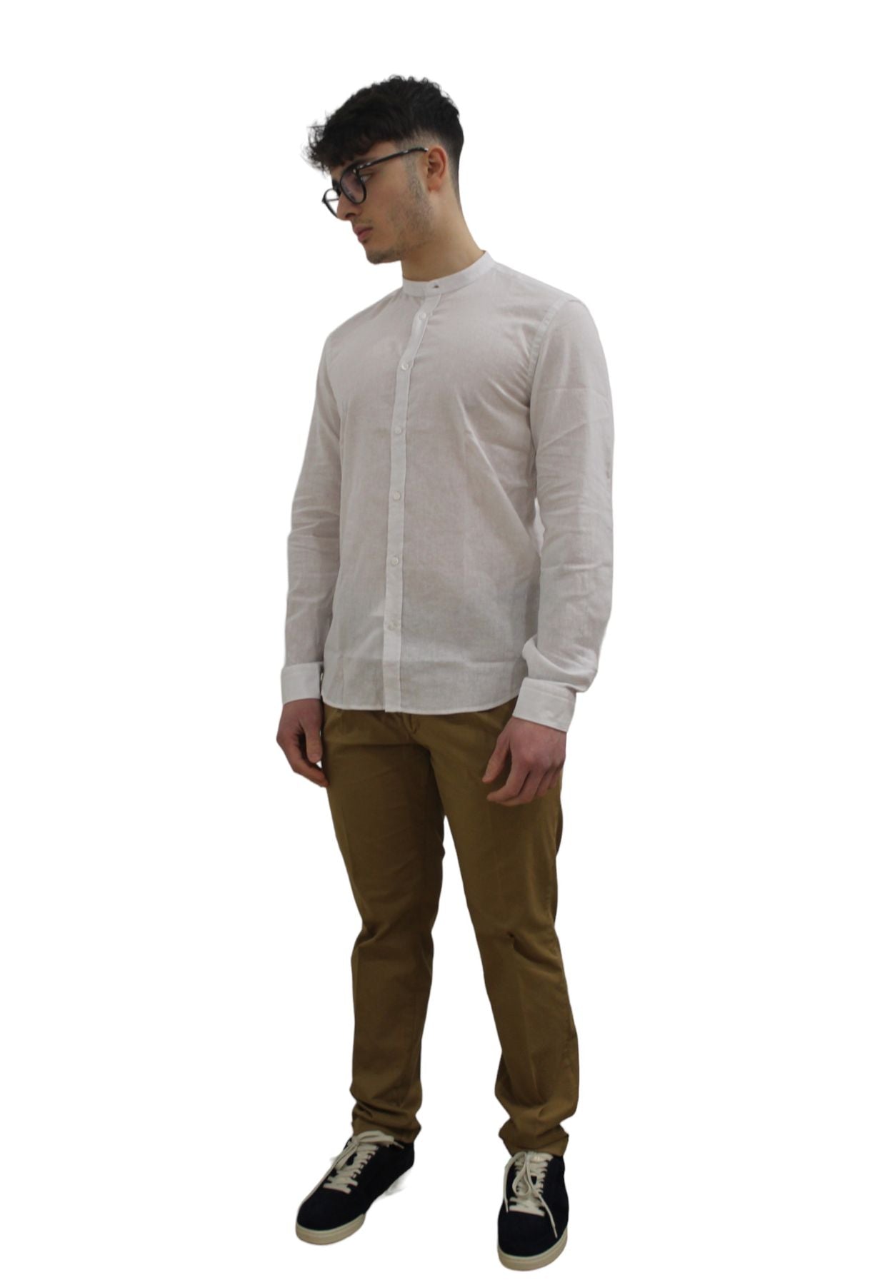Camicia Manica lunga Uomo Manuel Ritz  Lavata 3432E604L233396