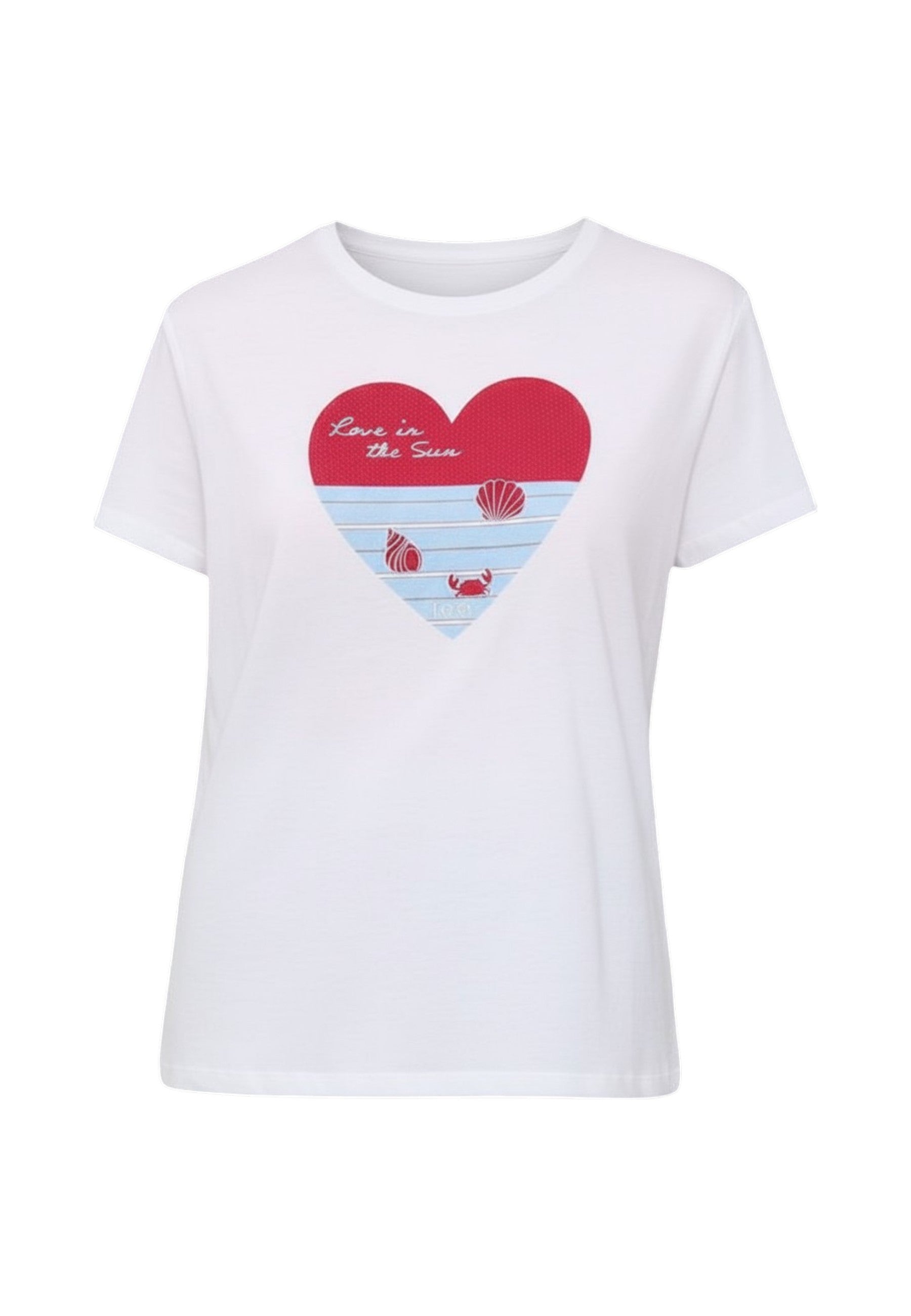 T-Shirt Manica Corta Donna Liu Jo Love In The Sun Eco Line WA6502JS923