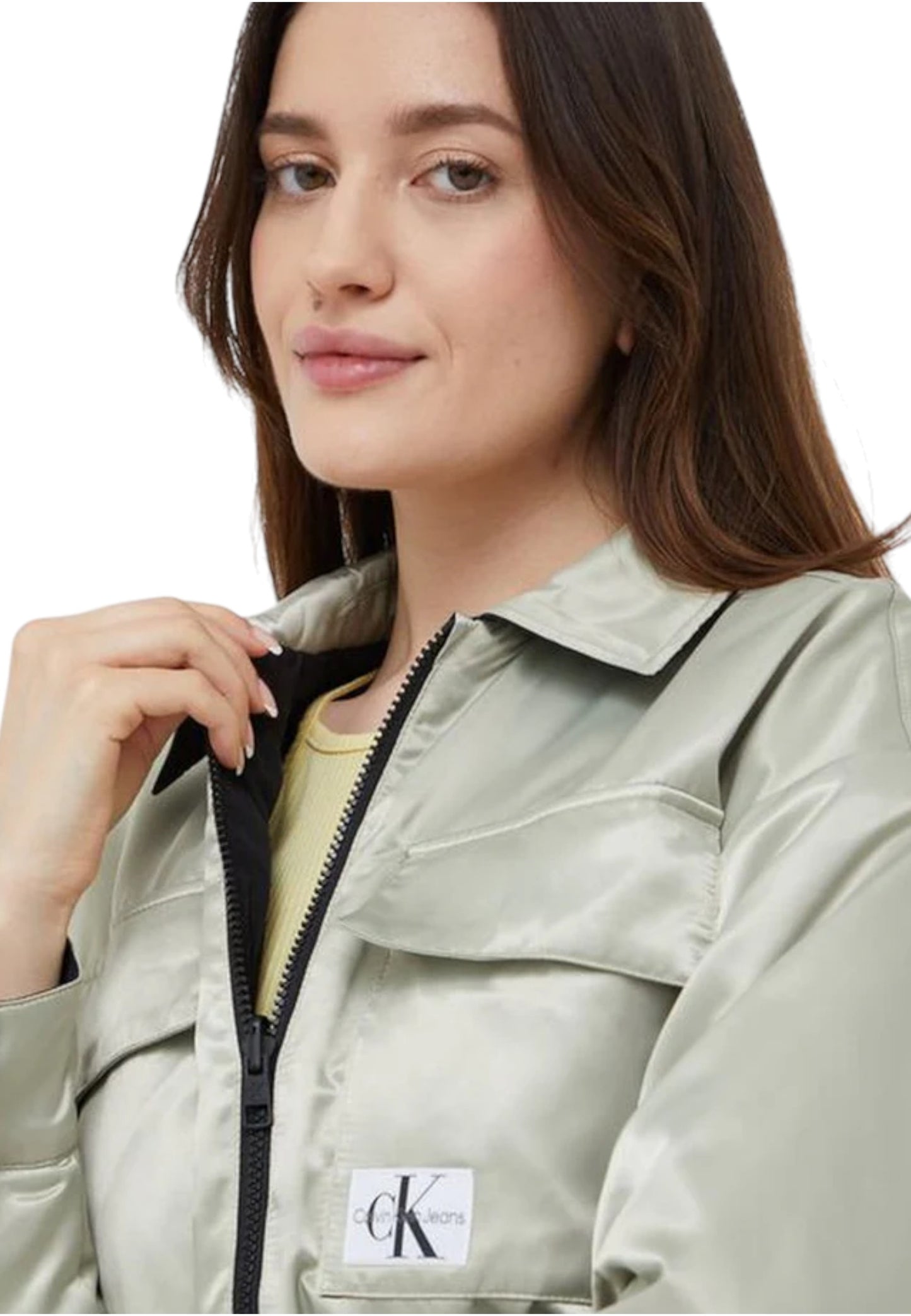 Giacca Bomber Donna Calvin klein Jeans Crop  J20J219013