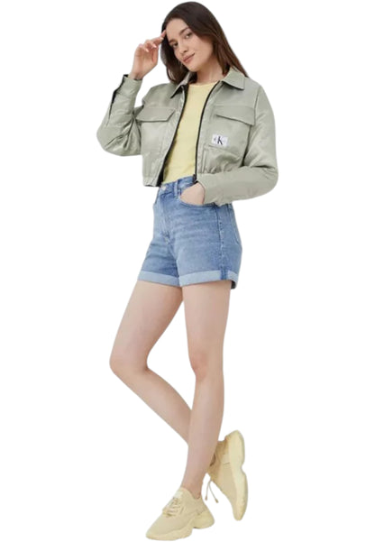 Giacca Bomber Donna Calvin klein Jeans Crop  J20J219013