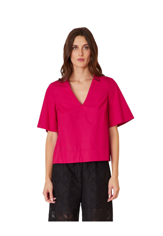 Blusa  Donna Manila Grace  Scollo Av COJCA01CU