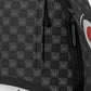 Zaino  Unisex Sprayground  Sharks In Paris Wtf Bubbly Black Check 910B8633NSZ