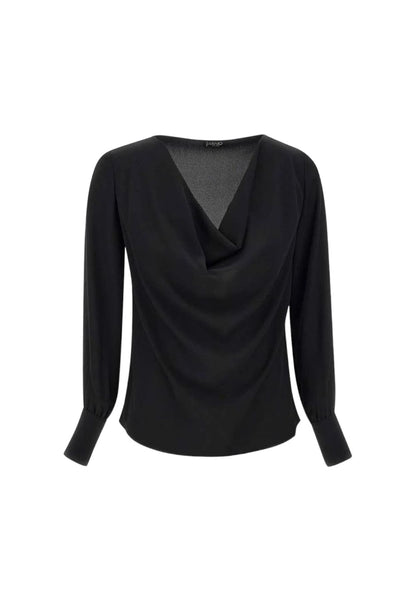 Blusa Manica lunga Donna Liu Jo Drappeggiata  CF3091TS353