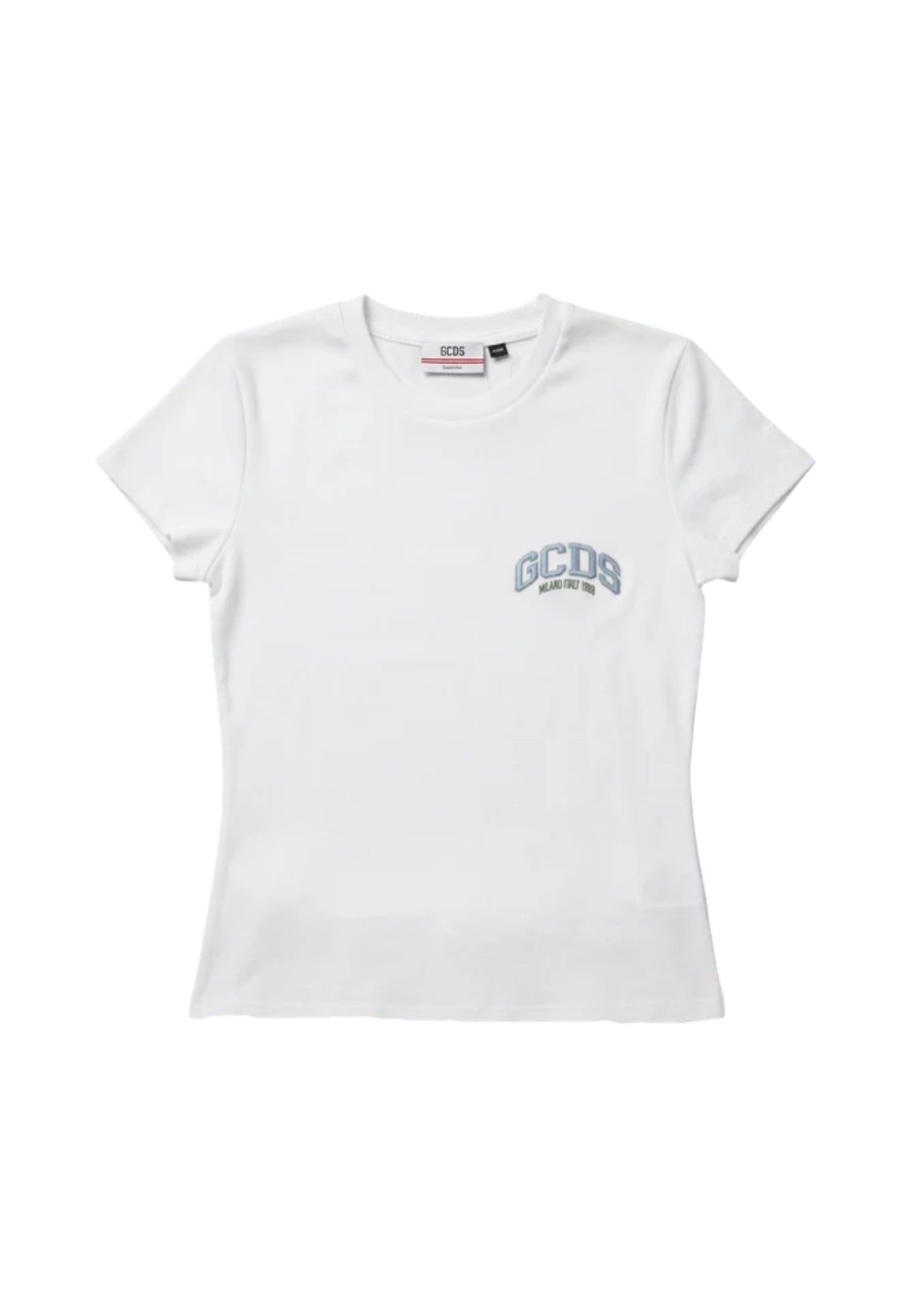 T-Shirt Manica Corta Donna Gcds Slim Fit Logo Lounge C1WEQC048J010