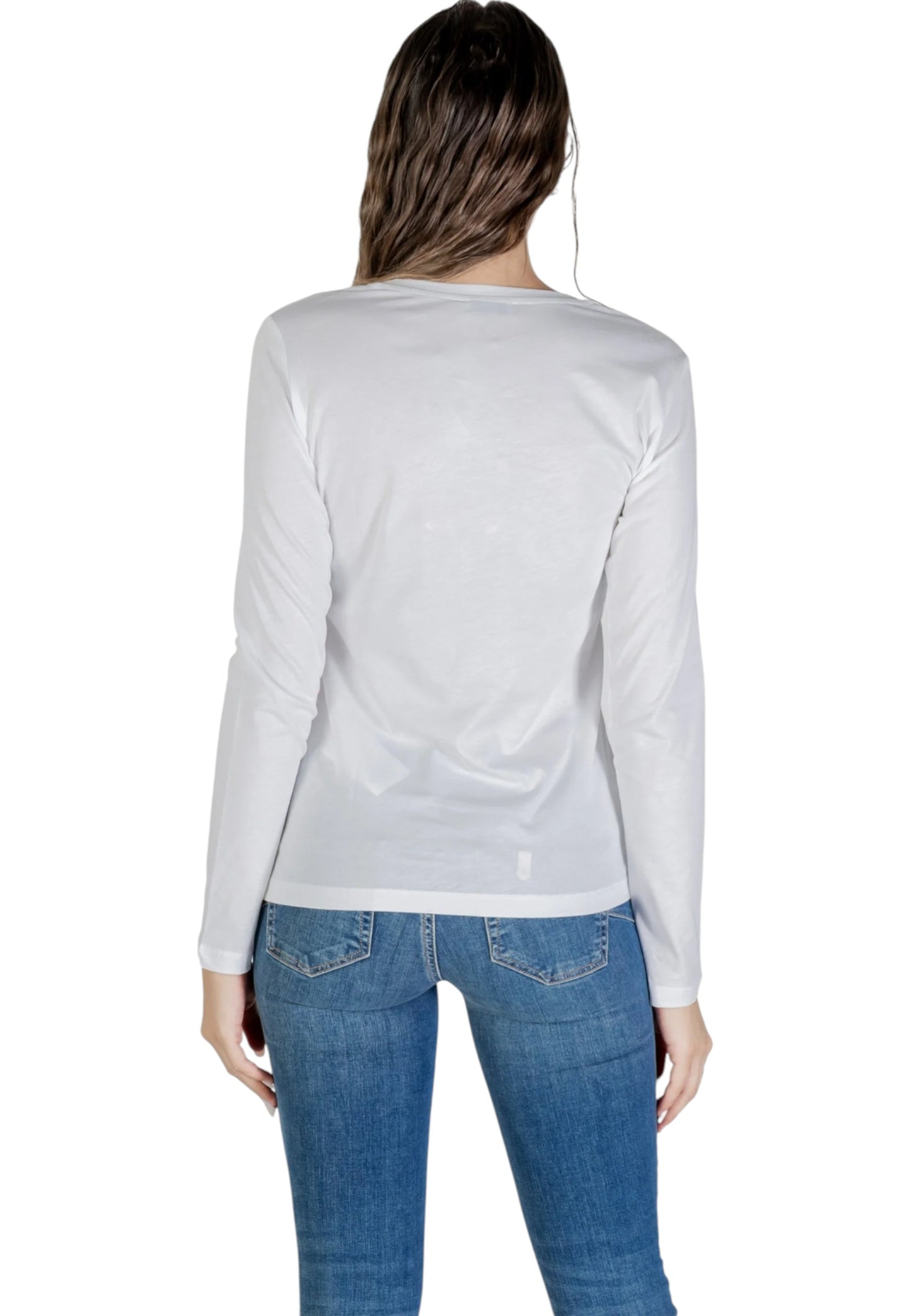 T-Shirt Manica lunga Donna Liu Jo  Faded Liujo Silver UF5283JS923
