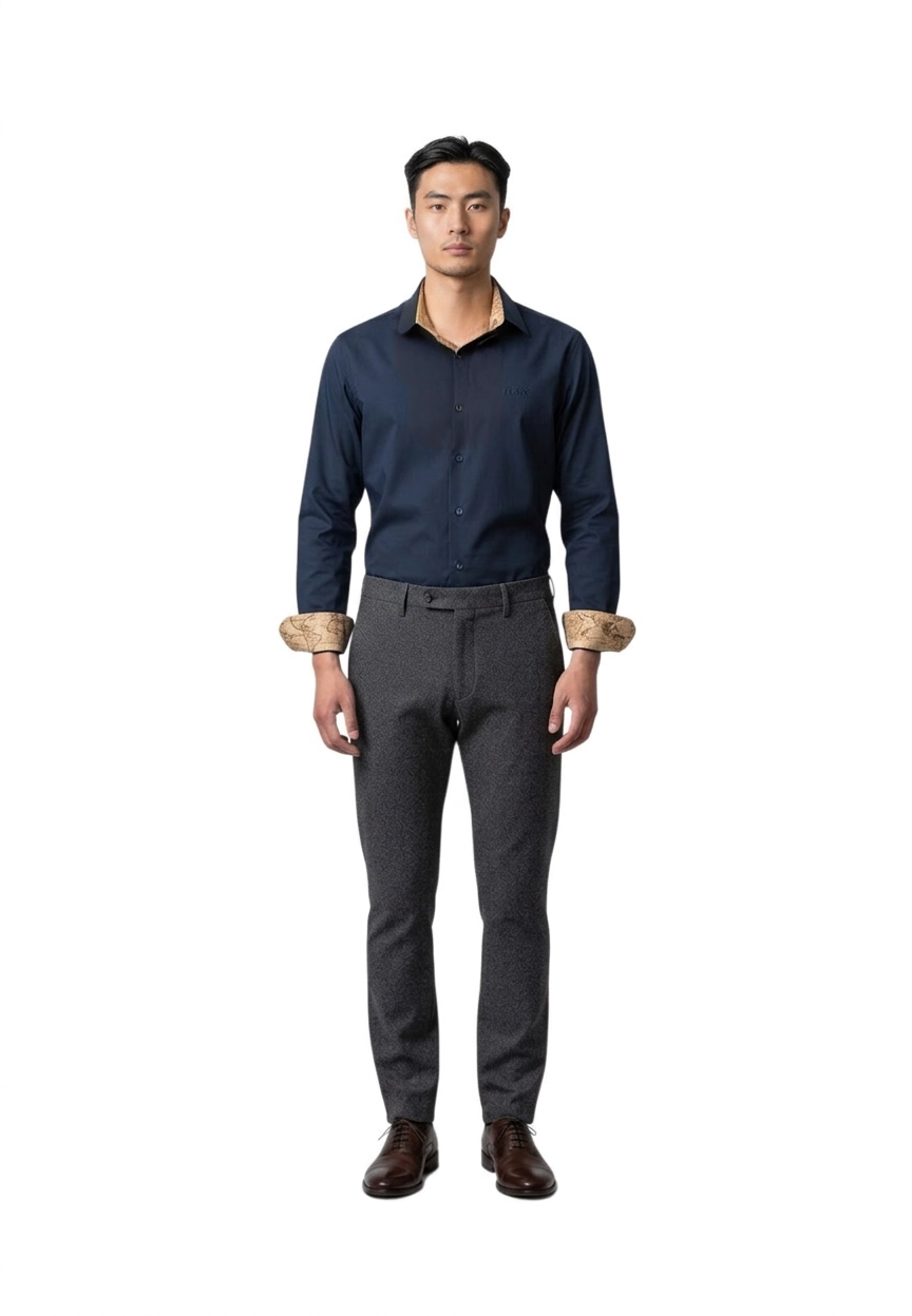 Camicia Manica lunga Uomo Alviero Martini   24IU11333UI47