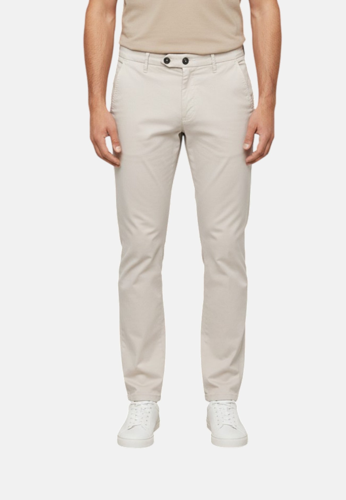 Pantaloni Slim Fit Uomo Roy Roger's In Gabardina Elasticizzata New Rolf Read RRU013C9250112
