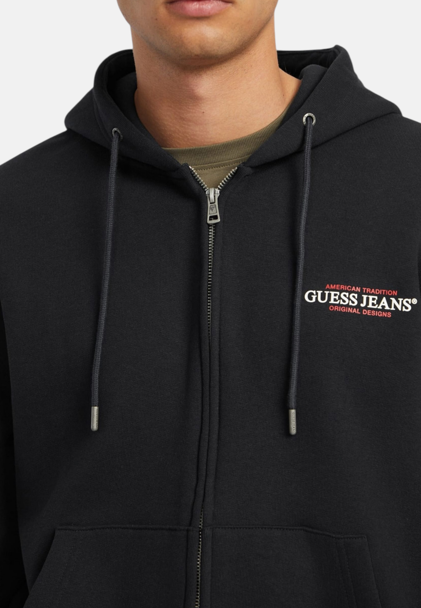 Felpa Con Zip Uomo Guess Vestibilit� regular Gj M6RQ38KCPR1