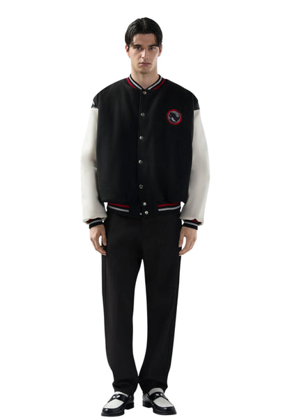 Giacca Bomber Uomo Gcds Kittho Patch Varsity Kittho Patch Varsity B2CM0905MA3