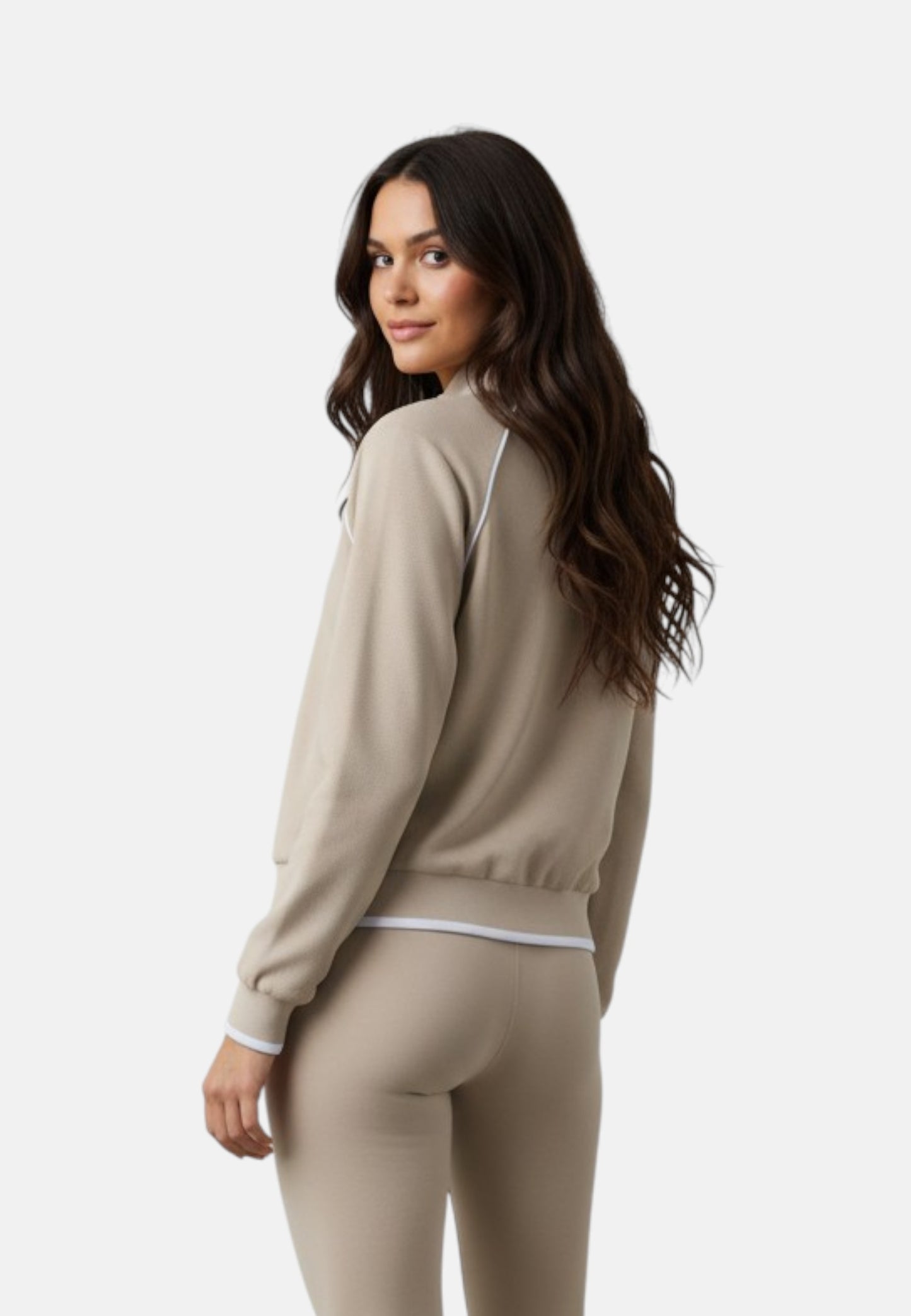 Felpa Con Zip Donna Guess  Sarah Pique V6GQ05K2916