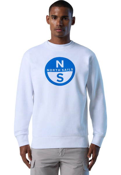 Felpa A Girocollo Uomo North Sails Con Maxi Stampa  691222