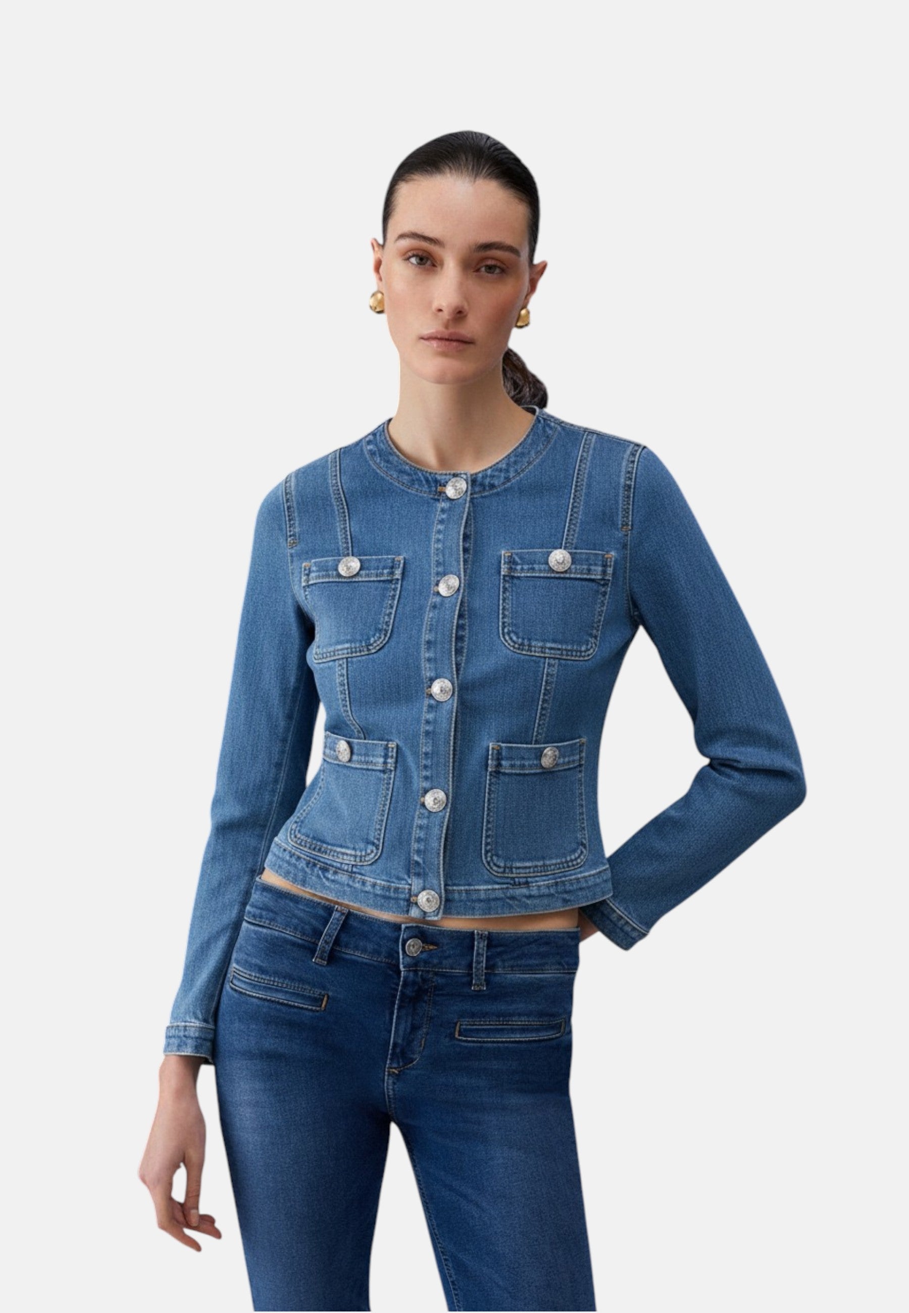Giacca Jeans Donna Liu Jo  Button UA6260D0275