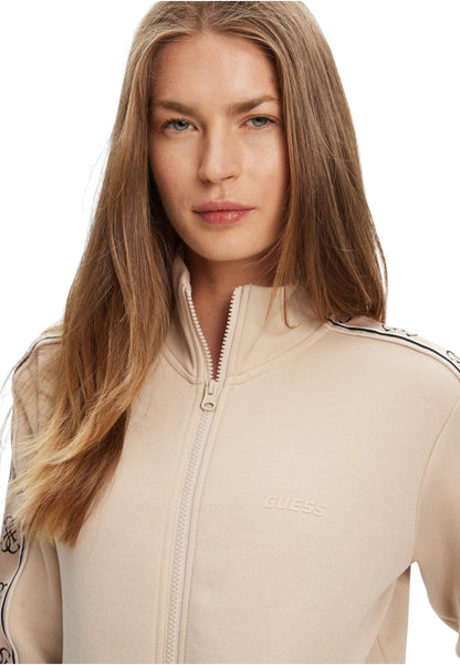 Felpa Con Zip Donna Guess  Britney V2YQ16KB3P2