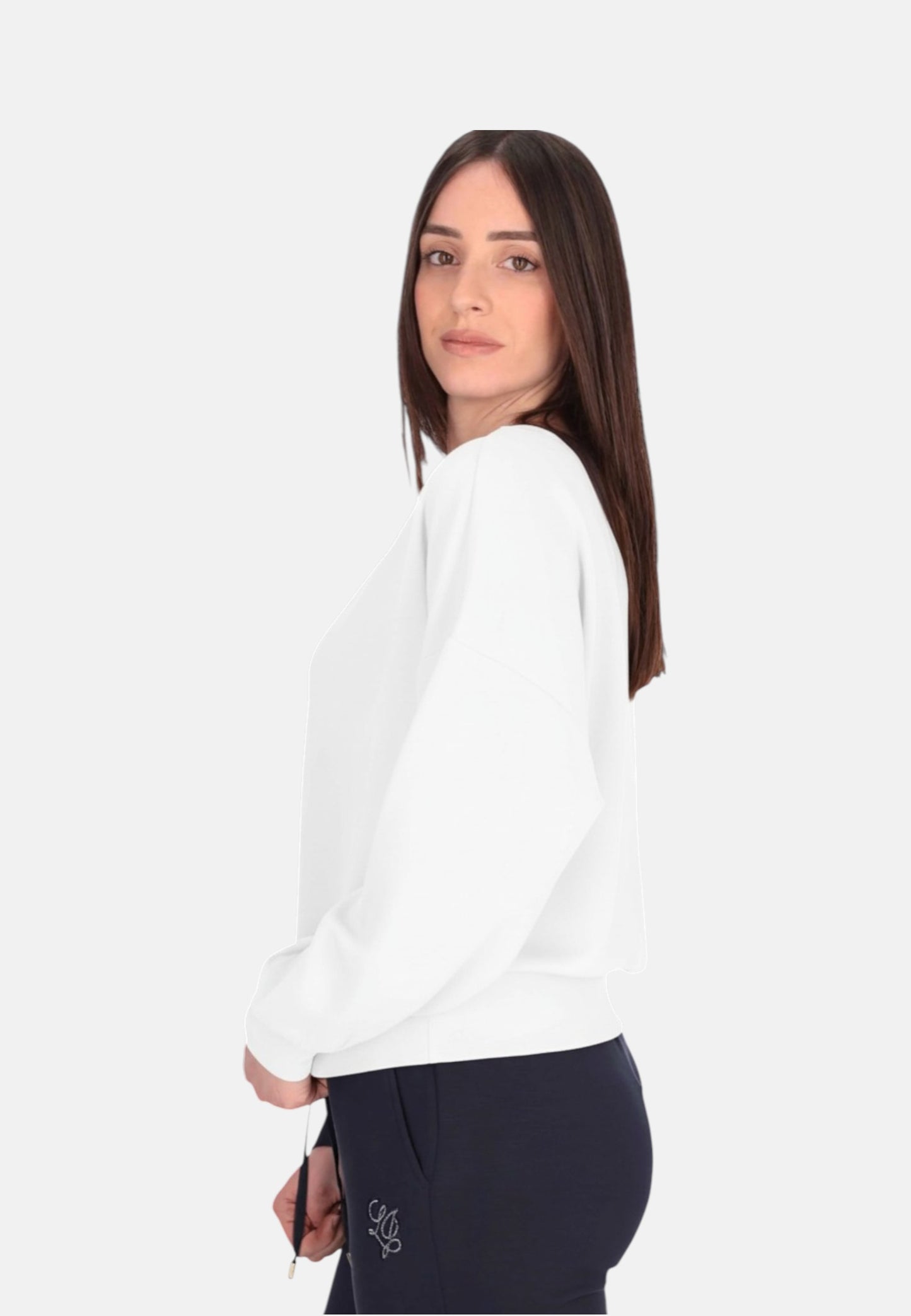 Felpa A Girocollo Donna Liu Jo  Linea Eco TA6077JS869