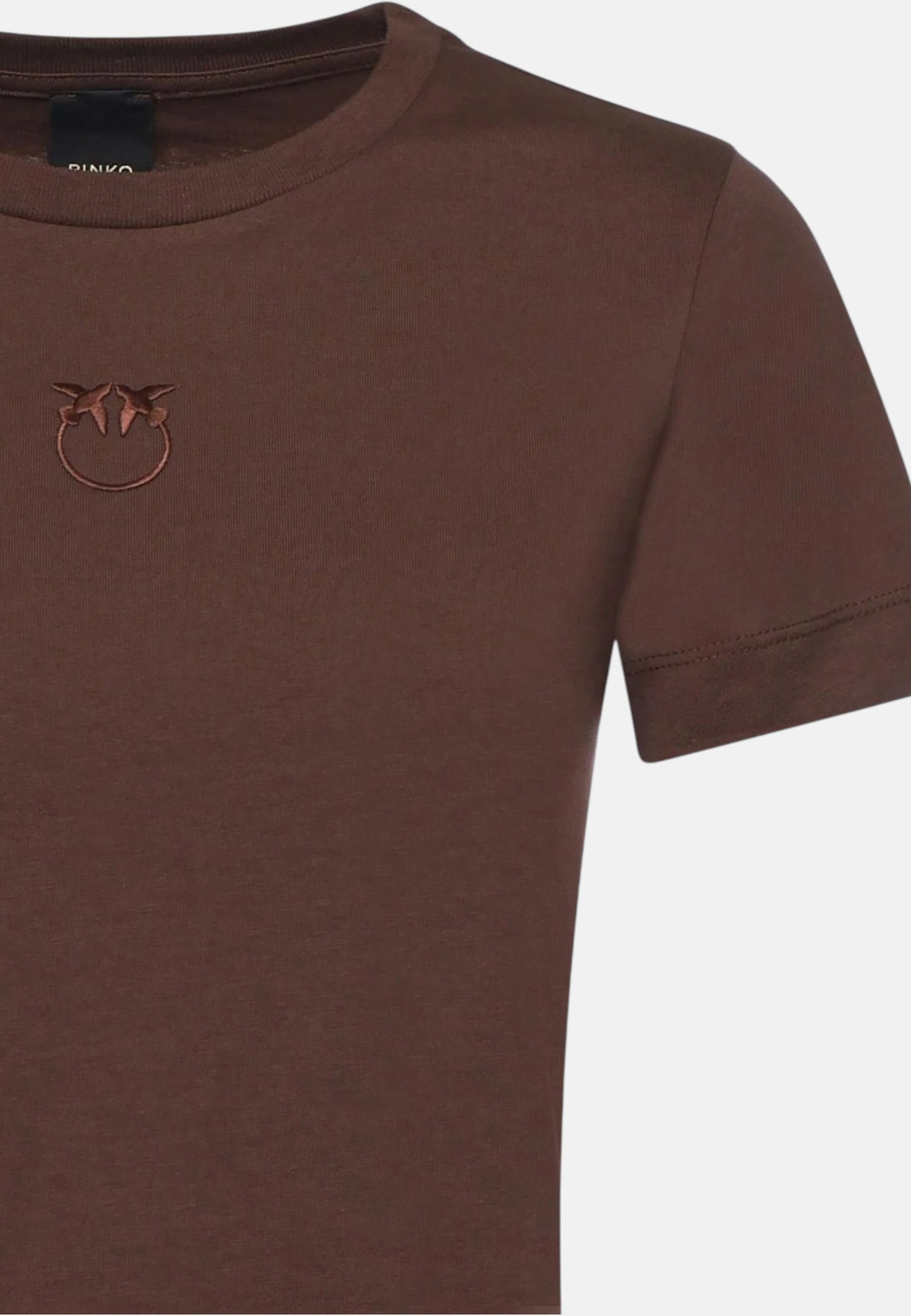 T-Shirt Manica Corta Donna Pinko Con Logo Love Birds Bussolotto 100355A339