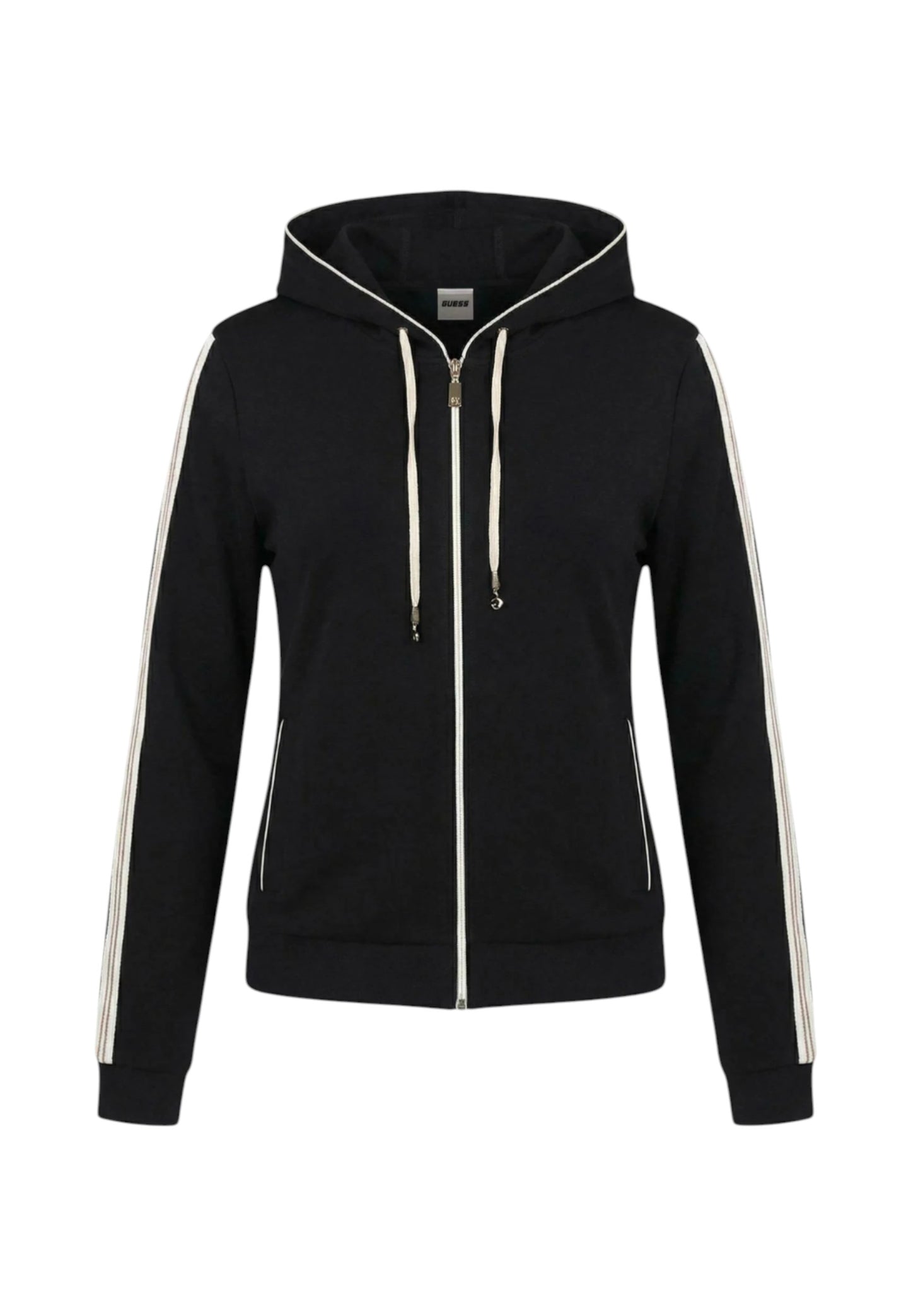 Felpa Con Zip Donna Guess Con Cappuccio Circe V6GQ07K3096