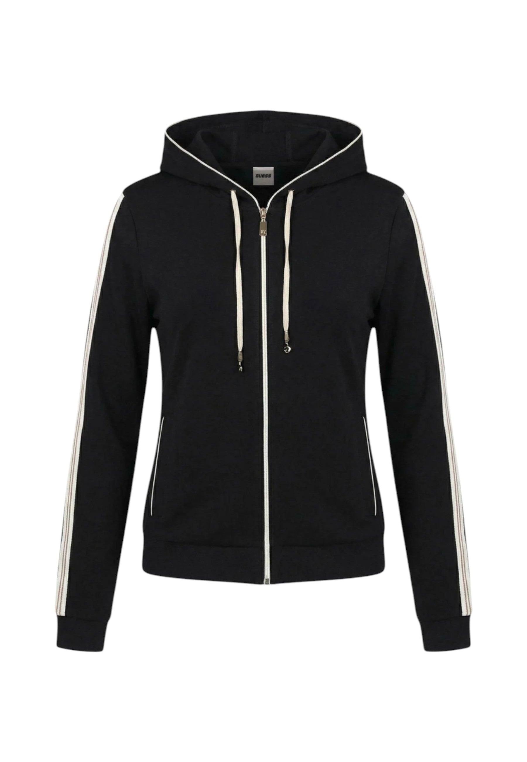Felpa Con Zip Donna Guess Con Cappuccio Circe V6GQ07K3096