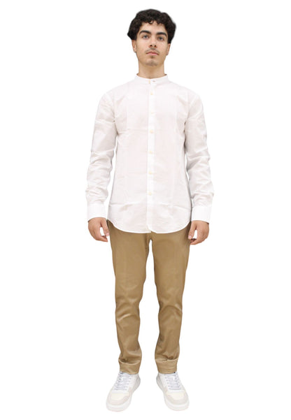 Camicia Manica lunga Uomo QB24 Collo Coreana  CFC0114985003