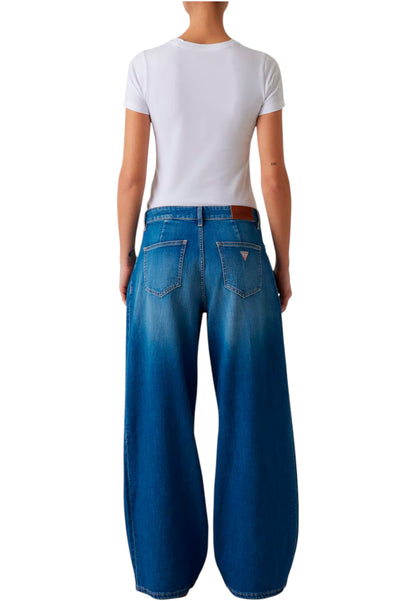 Jeans Wide Leg Donna Guess  Gj G12 Pleated W5BA2UD0023