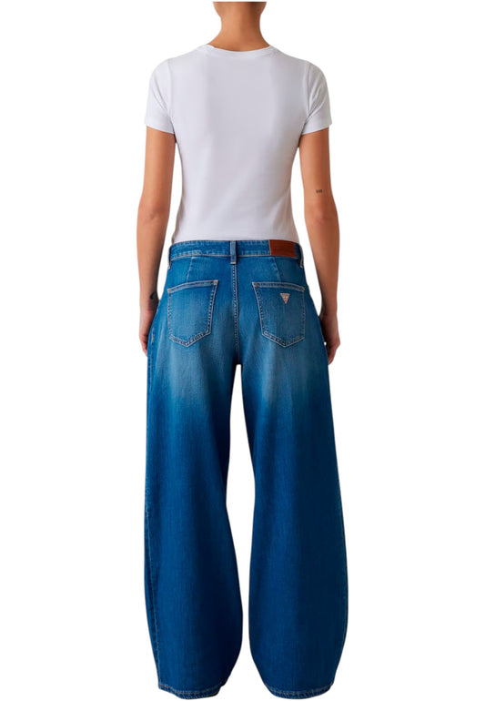 Jeans Wide Leg Donna Guess  Gj G12 Pleated W5BA2UD0023